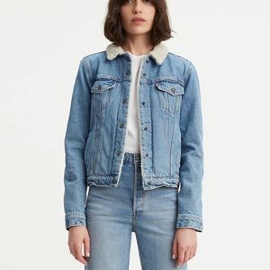 Levi’s Sherpa trucker denim jacket